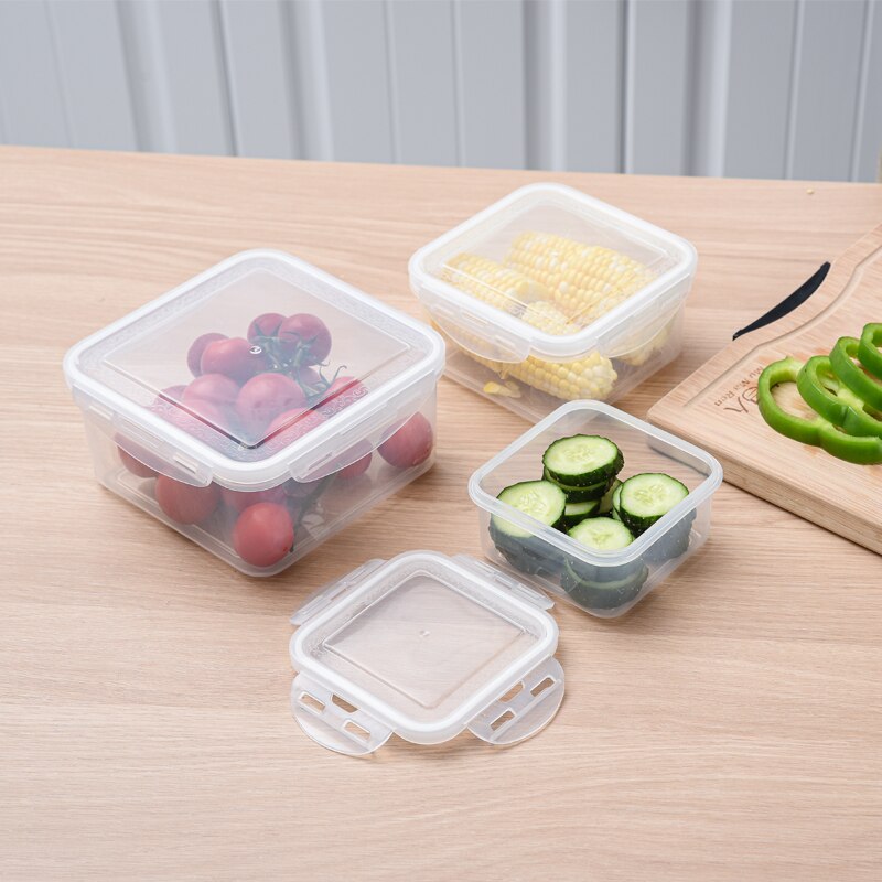 Bundle Set 8pcs Airtight Plastic Storage Containers with Lids, Leak Proof Snap Lock, BPA Free 2642091230