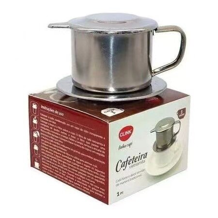 Cafeteira Vietnamita de Aço Inoxidável forte e doce maneira tradicional de caf br2352858037uavae