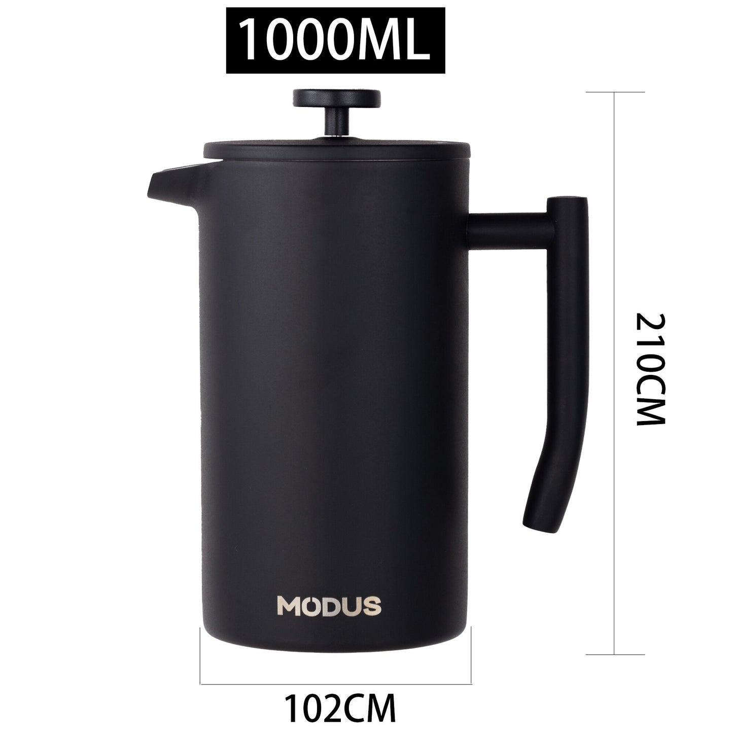 Máquina de Café Manual de 600 ml Prensa Francesa em Aço Inoxidável máquina 4029642683