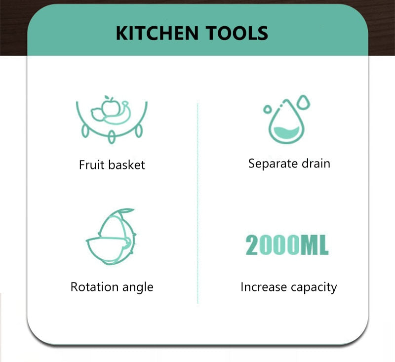 Cortador de Legumes Giratório Multifuncional Mágico Para Cozinha com Cesto 245879814