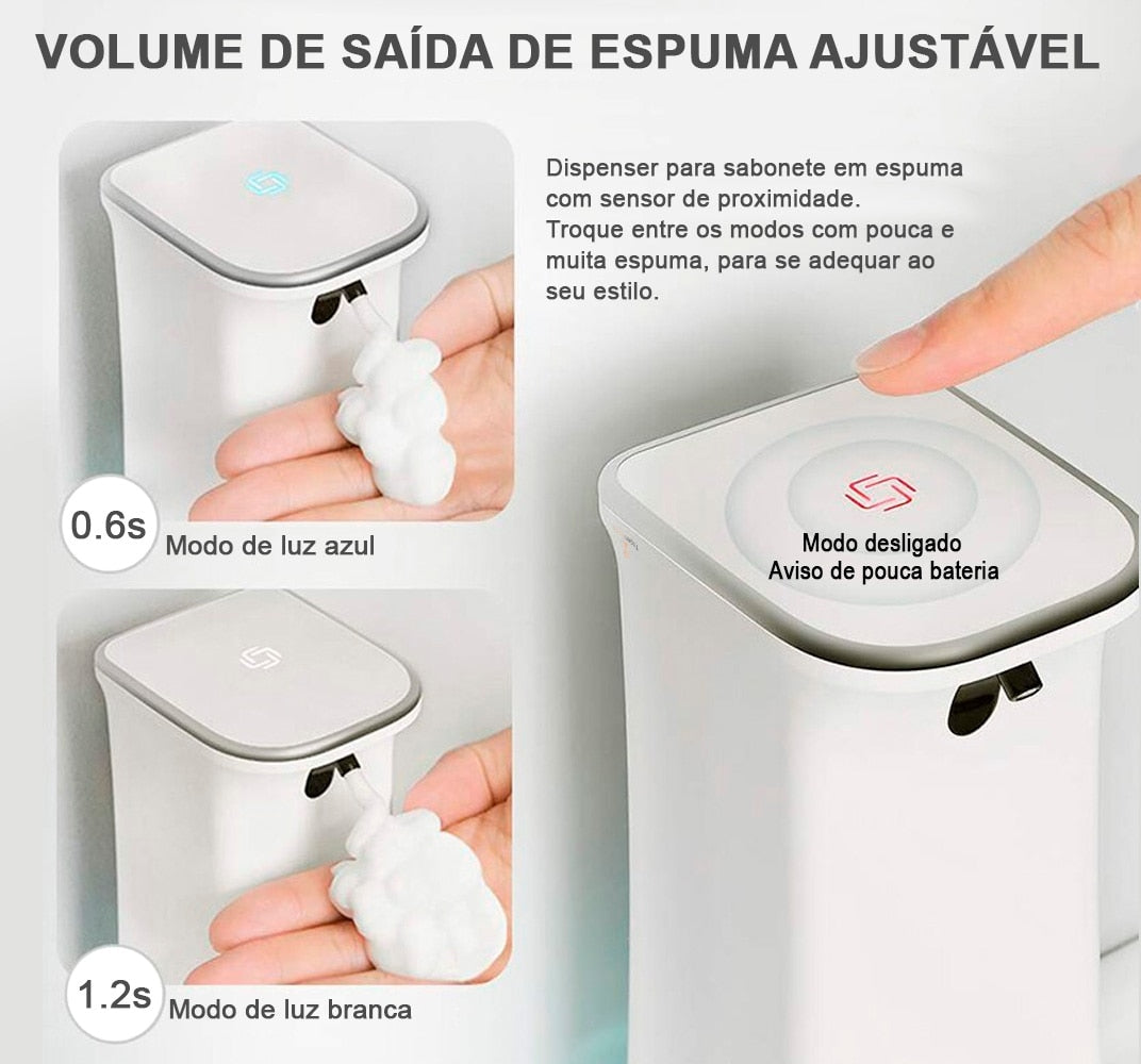 Dispensador Sabonete Liquido Espuma Sensor Automático 4271343064