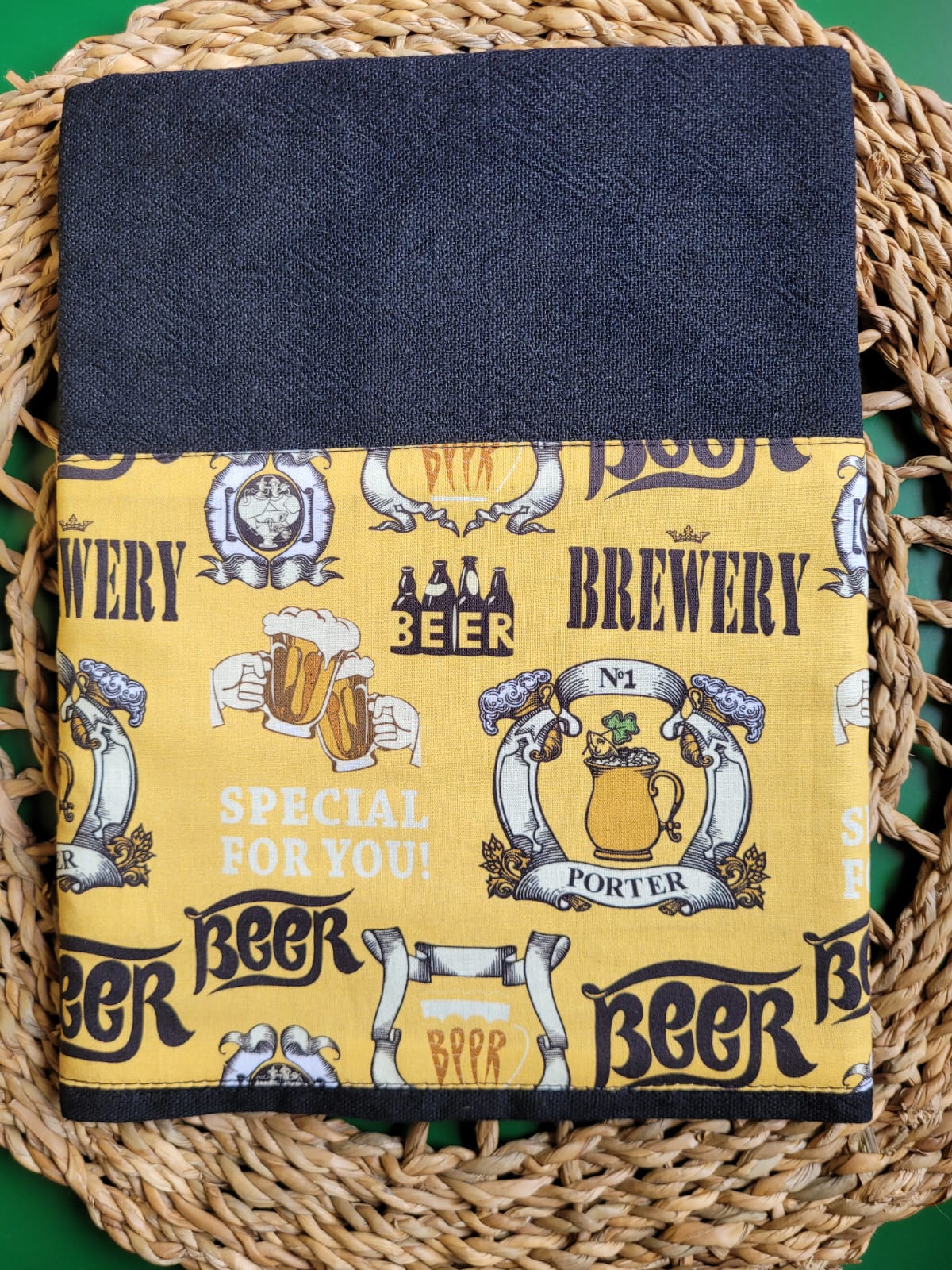 Pano de Prato Cozinha Elegante Tema Cerveja CozinhaElegante.com.br