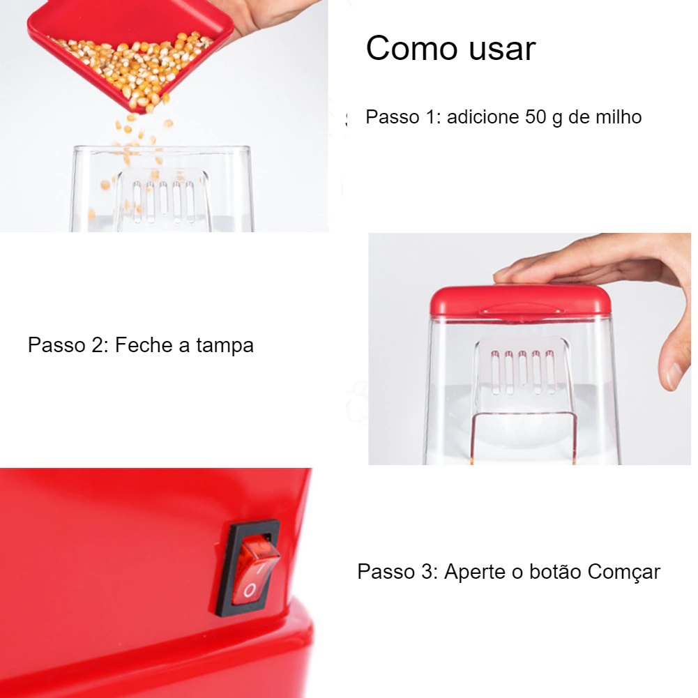Pipoqueira elétrica automática 239878343