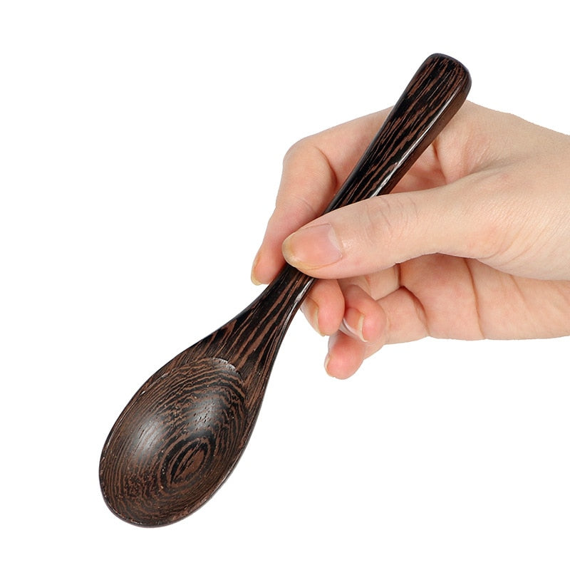 Tigela com casca de coco antigo Conjunto de talheres com casca de coco natural T 232882296