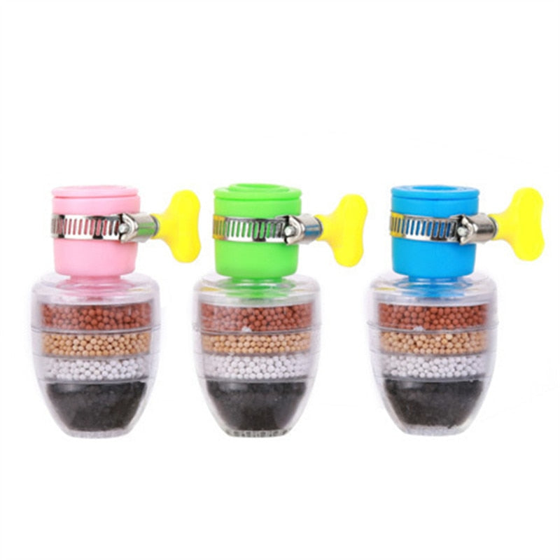 Purificador de 5 camadas Filtro de torneira Economia de água Torneira de cozinha Bubbler Filtração de carvão ativado Chuveiro Filtros de limpeza de bicos 240541089