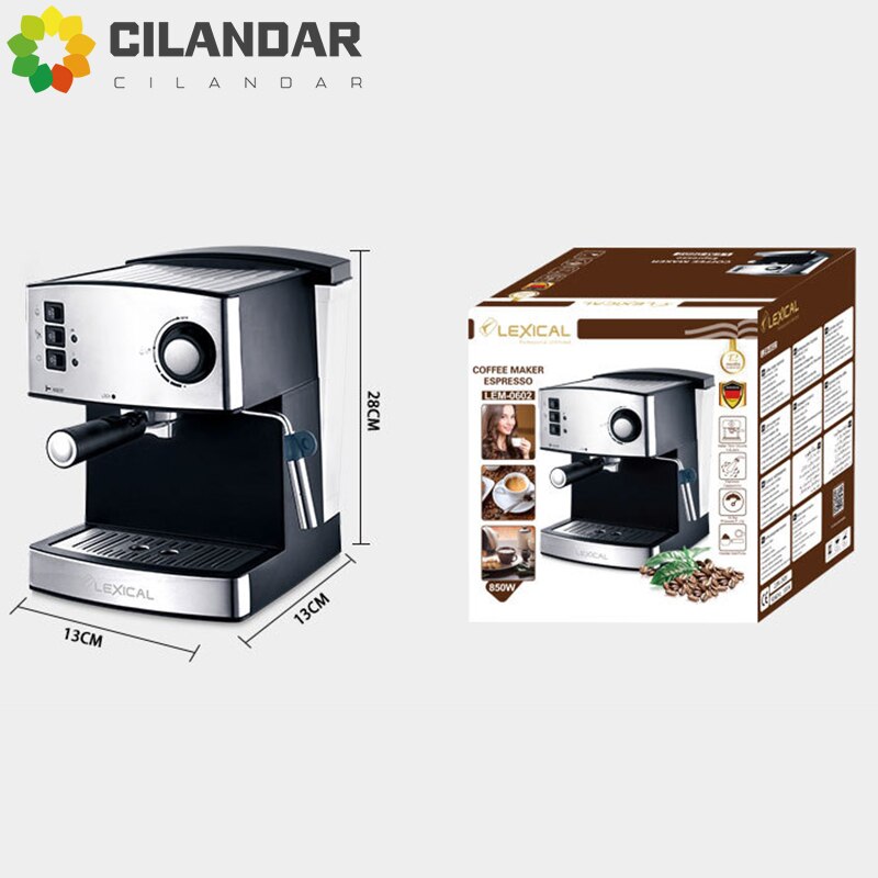 Máquina de Café Expresso Italiana Dolce Espuma de Leite Utensílio de Cozinha Premium 248802610