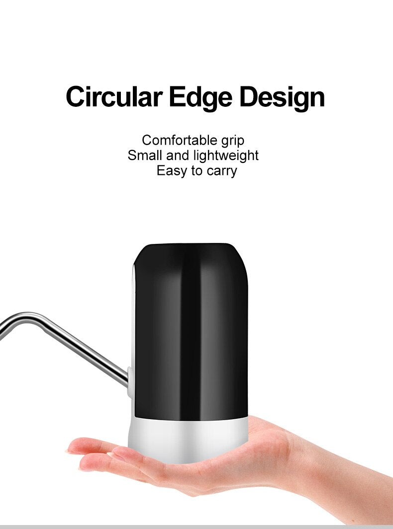 Bomba de água com dispensador de garrafa de ovo elétrico com carregador USB automático 19/12/70/litro 253430025