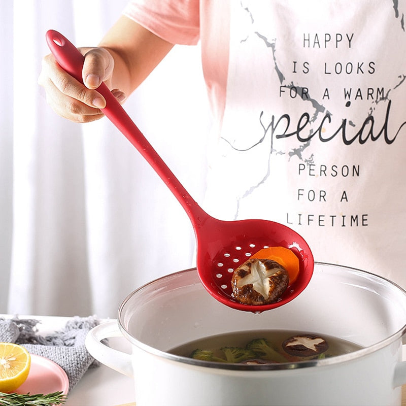 Conjunto de utensílios de cozinha de silicone espátula antiaderente pá colher de sopa alça conjunto de ferramentas de cozinha livre de bpa acessórios de ferramentas de cozinha 239052926