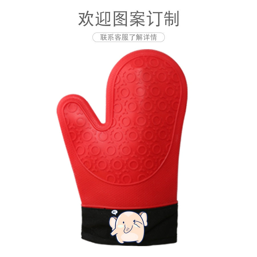Luvas de Silicone Resistentes Ao Calor Cozinhar Churrasqueiras Luvas de silicone cn1538788251brvg