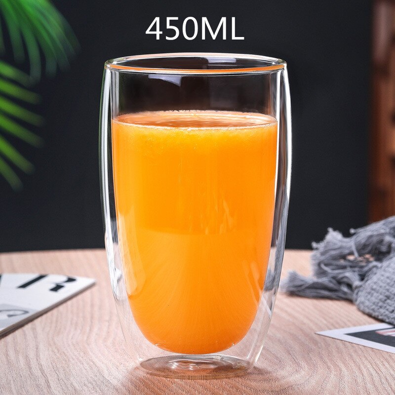 Copo de Vidro de Parede Dupla Resistente ao Calor Conjunto de Copos de Café 206073066