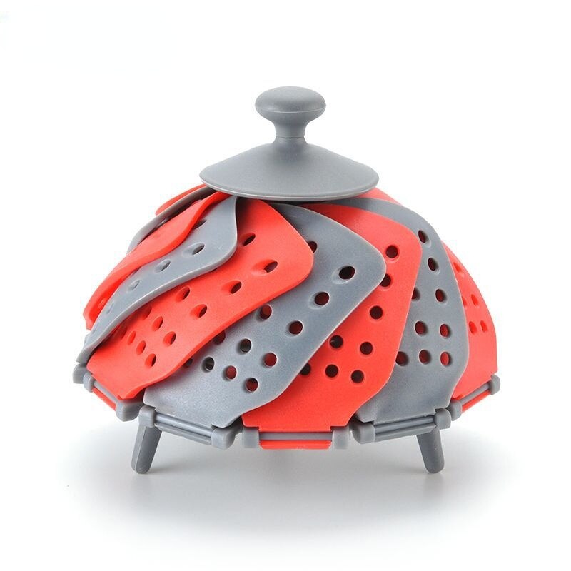 Recipiente Retrátil Plástico Cesta para Vapor de Alimentos Frutas Legumes e Outros - Frete Grátis Brasil cn1538788251brvg
