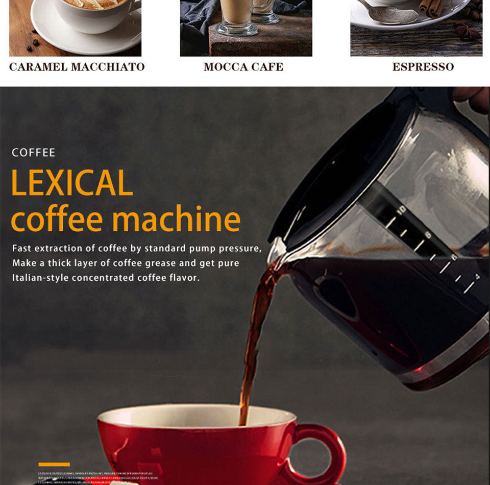 Máquina de Café Expresso Italiana Dolce Espuma de Leite Utensílio de Cozinha Premium 248802610