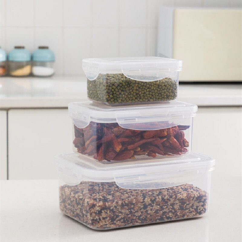 Bundle Set 8pcs Airtight Plastic Storage Containers with Lids, Leak Proof Snap Lock, BPA Free 2642091230