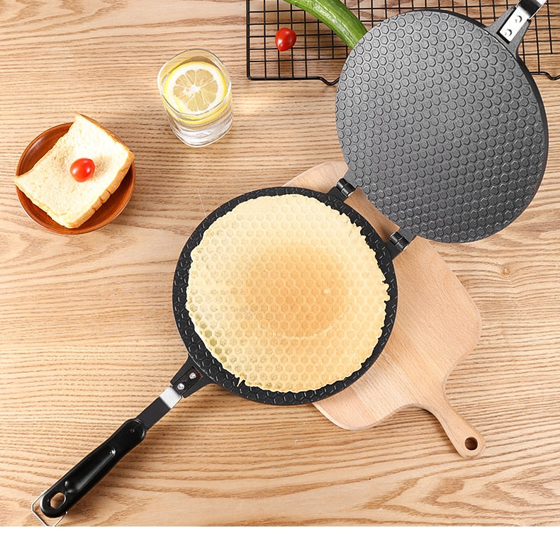 Modo Rolo de Ovo Waffles de omelete antiaderente para a assadeira Bolo Liga de alumínio Assadeira Máquina crocante Molde de omelete Ferramenta de assadeira 230812983