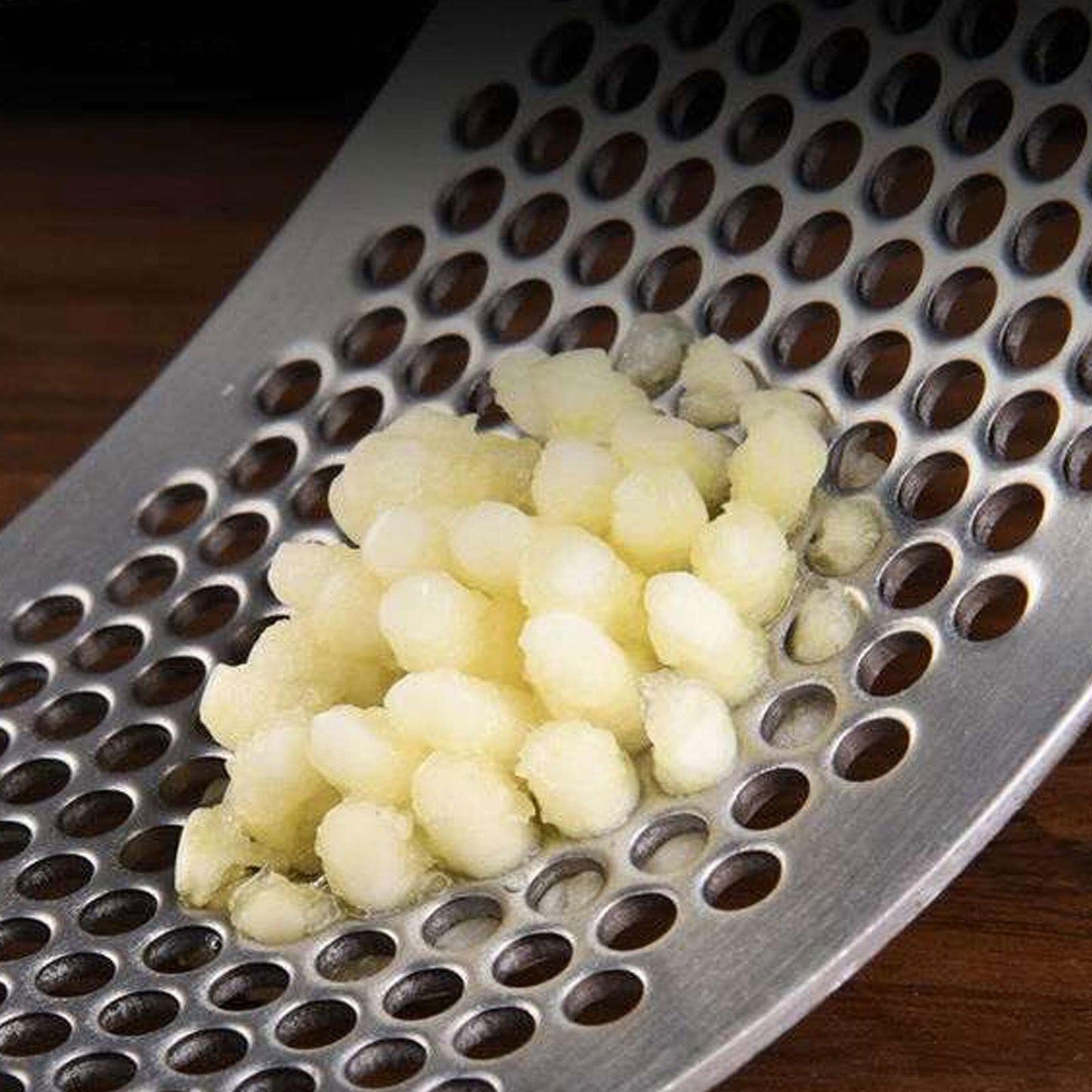 Espremedor de gengibre de alho multifuncional fatiador de moagem de aço inoxidável em forma de O triturador de cozinha 1 peça ferramenta vegetal 240416518