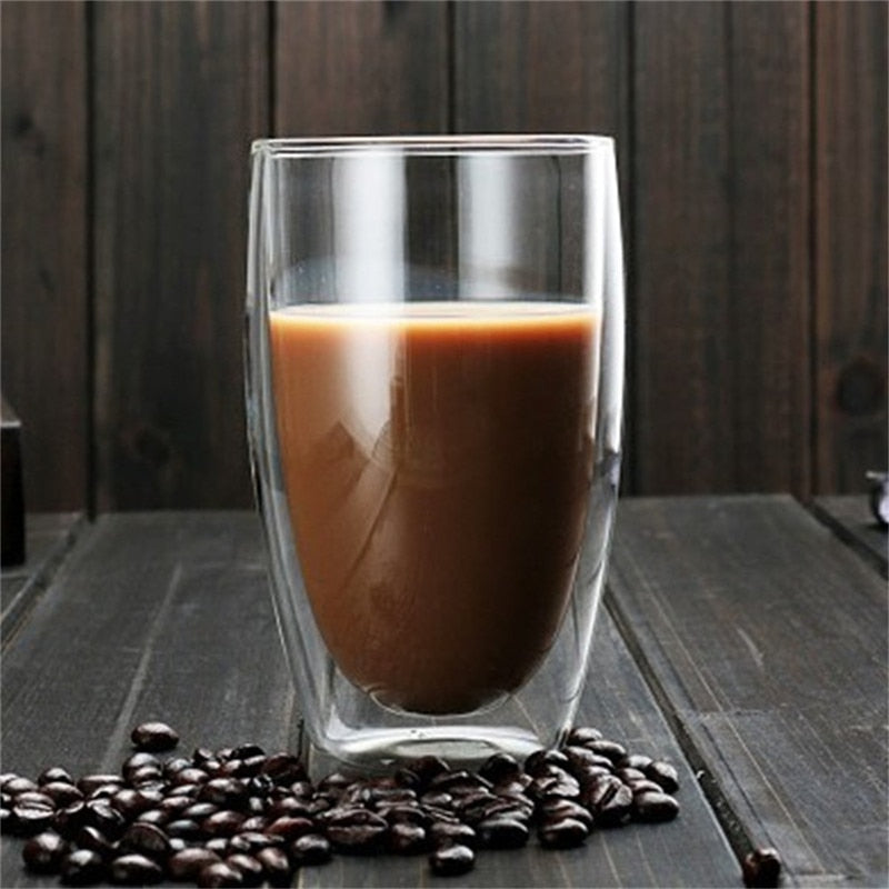 Copo de Vidro Parede Dupla Ideal para Café, Chá e demais bebidas quentes 232839072