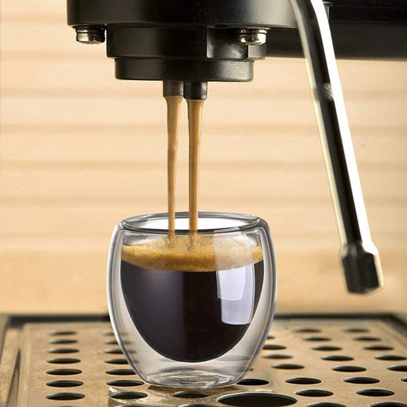 Copo de Vidro Parede Dupla Ideal para Café, Chá e demais bebidas quentes 232839072