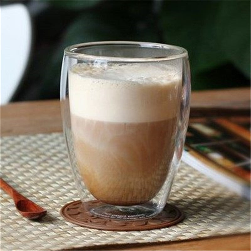 Copo de Vidro Parede Dupla Ideal para Café, Chá e demais bebidas quentes 232839072