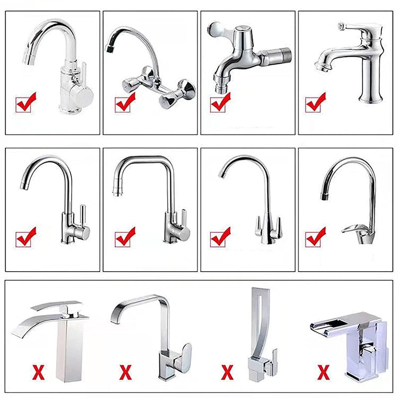 Purificador de 5 camadas Filtro de torneira Economia de água Torneira de cozinha Bubbler Filtração de carvão ativado Chuveiro Filtros de limpeza de bicos 240541089