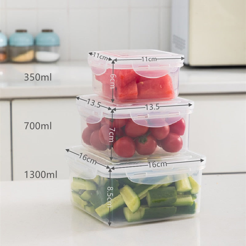 Bundle Set 8pcs Airtight Plastic Storage Containers with Lids, Leak Proof Snap Lock, BPA Free 2642091230