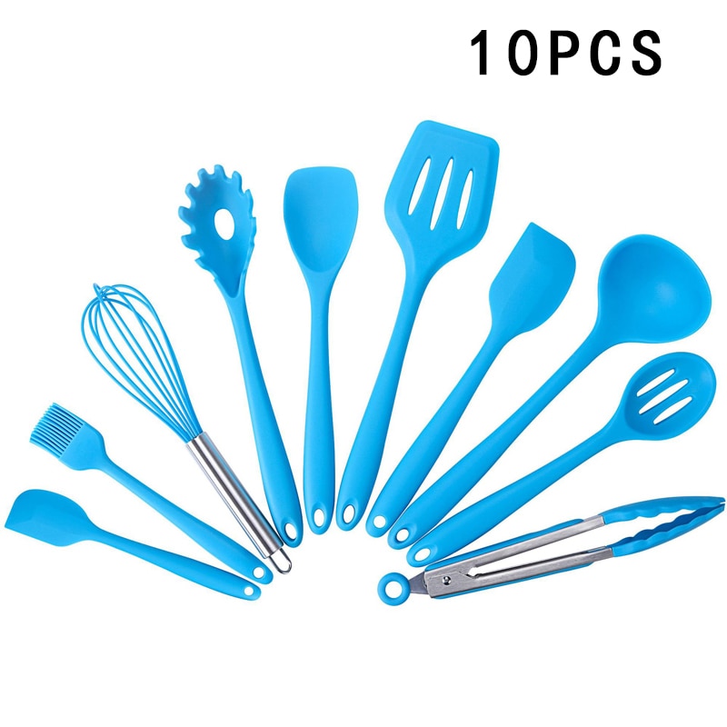 Utensílios de cozinha de silicone Utensílios de cozinha resistentes ao calor Utensílios de cozinha antiaderentes Utensílios de cozinha com caixa de armazenamento 239052926