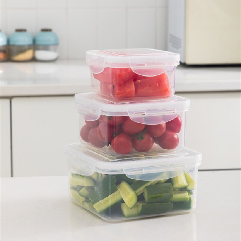 Bundle Set 8pcs Airtight Plastic Storage Containers with Lids, Leak Proof Snap Lock, BPA Free 2642091230