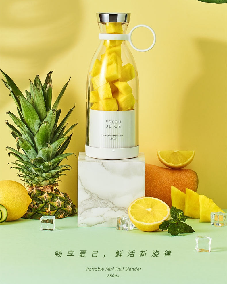 Liquidificador Espremedor Elétrico Portátil Usb Mini Misturadores de Frutas Espremedores Extratores de Frutas Batido Alimentício Máquina Multifuncional Máquina de Fazer Sucos 252276991