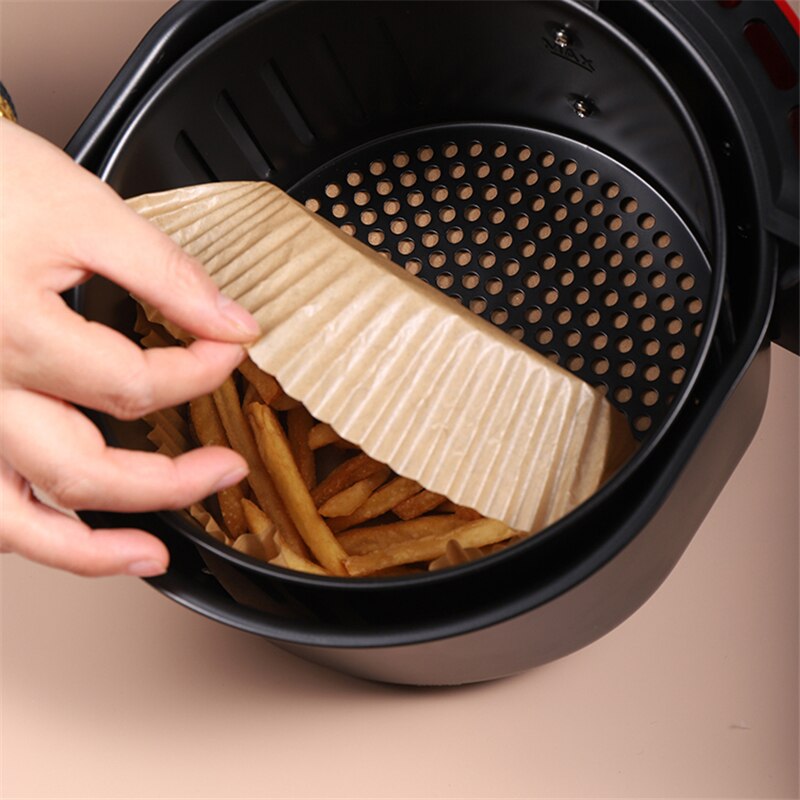 Forros de Papel de Pergaminho Antiaderente Bandeja de Papel 30/50 PCS Air Fryer 249858051