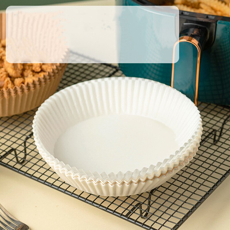 Forros de Papel de Pergaminho Antiaderente Bandeja de Papel 30/50 PCS Air Fryer 249858051