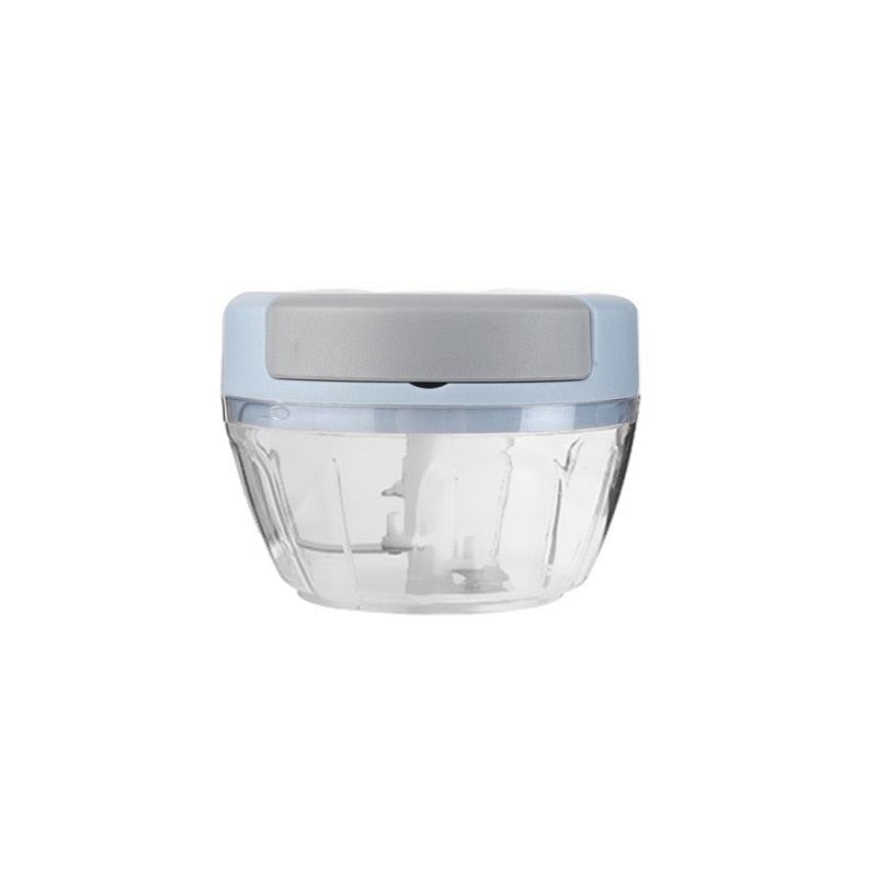 Espremedor de Alho Rotativo 500/900ML Cortador de Cebola de Legumes Picador de Carne Manual Picador de Alho Acessórios de Cozinha 240371949