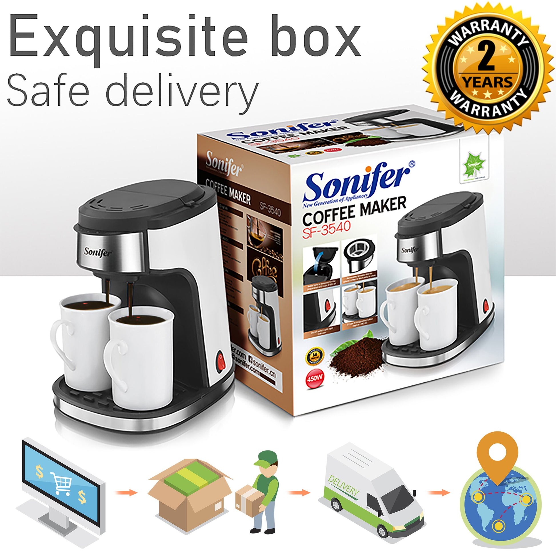 Máquina de Café Americana Gotejamento Automática Cafeteira Premium 231102367