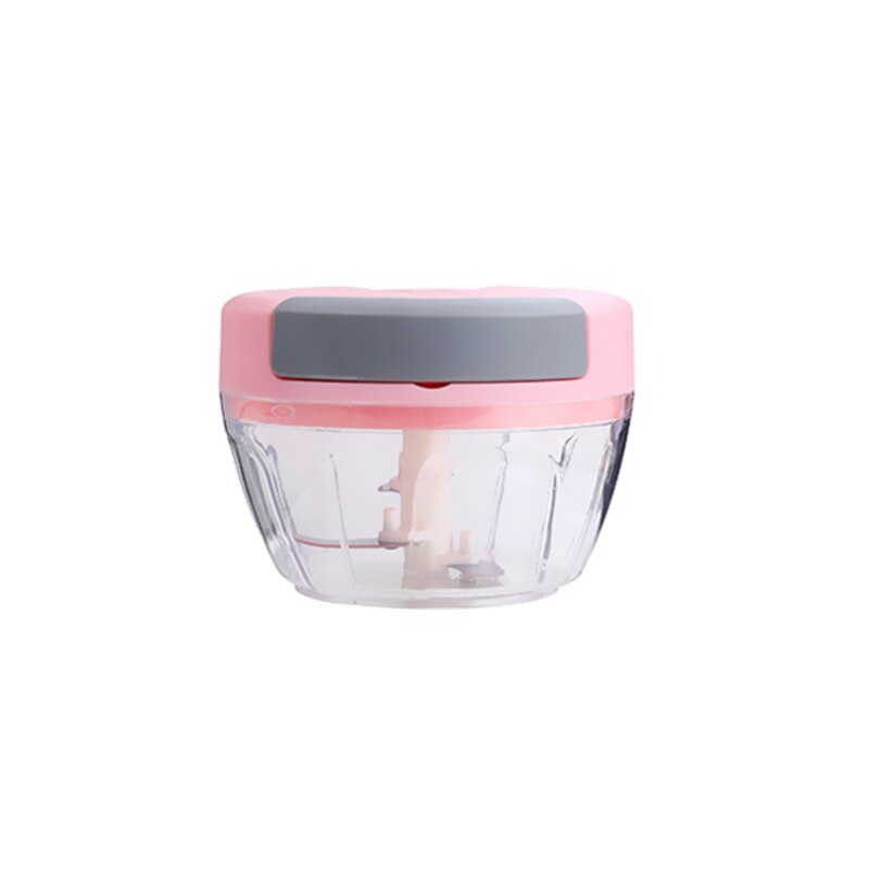 Espremedor de Alho Rotativo 500/900ML Cortador de Cebola de Legumes Picador de Carne Manual Picador de Alho Acessórios de Cozinha 240371949