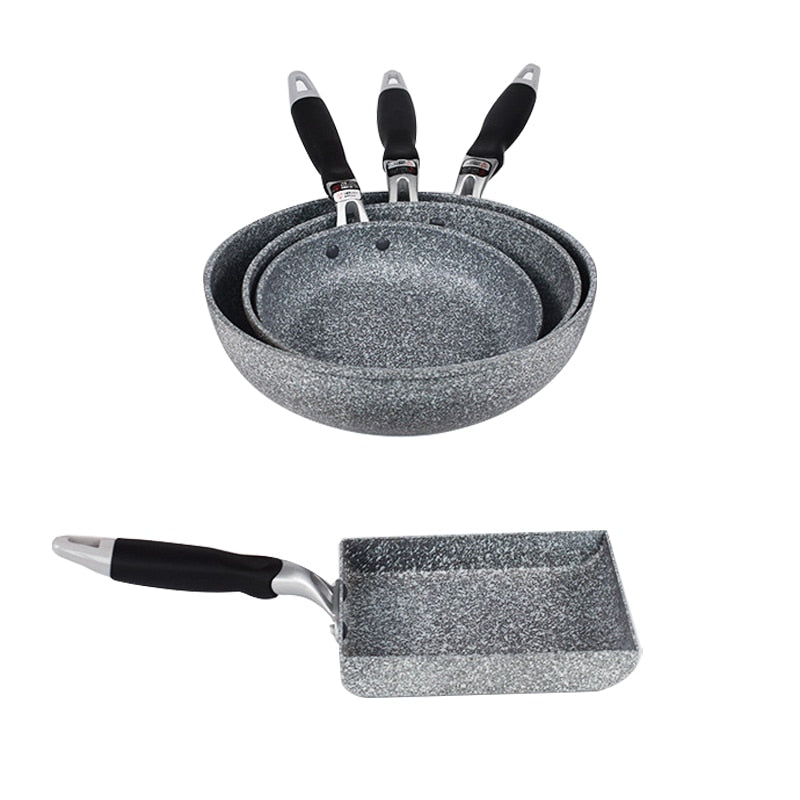 Panela Antiaderente Wok Frigideira 28/26/24/20cm Caldeirão Fogão de 253438868