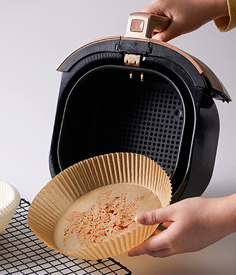 Forros de Papel de Pergaminho Antiaderente Bandeja de Papel 30/50 PCS Air Fryer 249858051