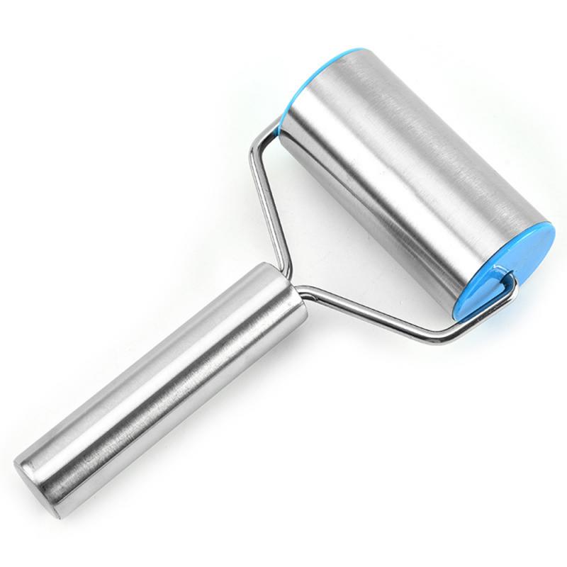 Rolo de massa de aço inoxidável Fondant Pizza Fondant Bakers Roller Ferramenta 249000745