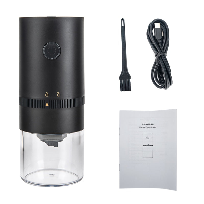 Moedor de Café Elétrico Portátil TYPE-C Carga USB Profissional 228022891