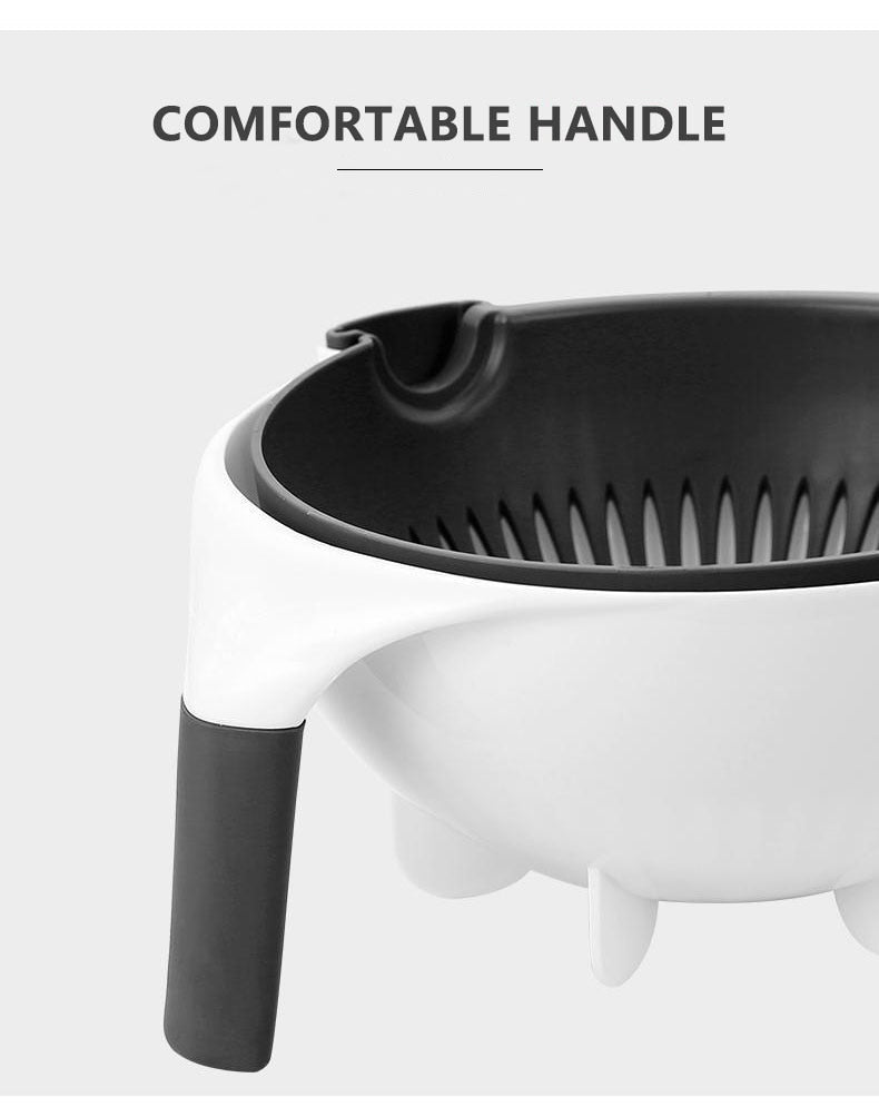 Cortador de Legumes Giratório Multifuncional Mágico Para Cozinha com Cesto 245879814