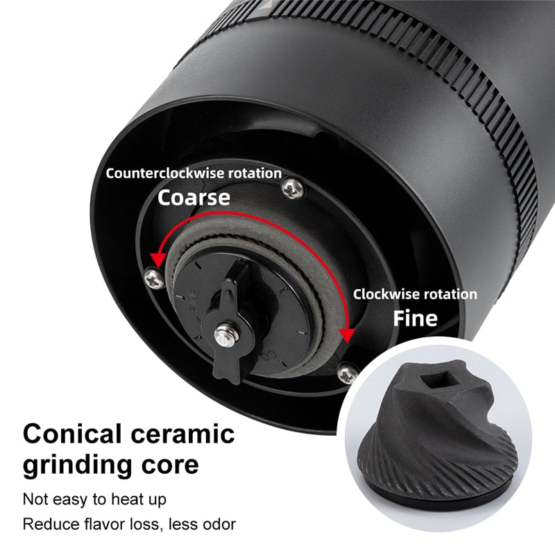 Moedor de Café Elétrico Portátil TYPE-C Carga USB Profissional 228022891