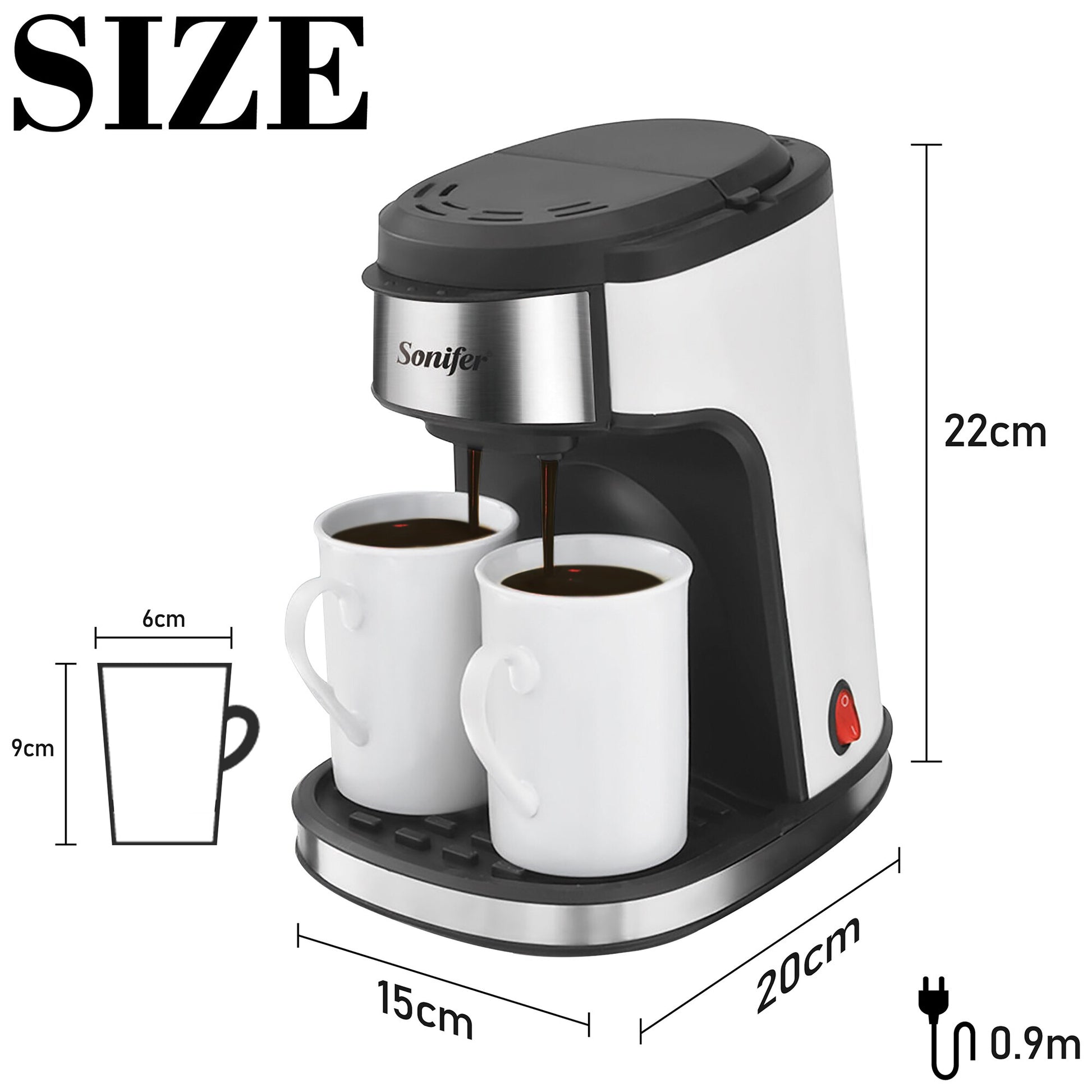 Máquina de Café Americana Gotejamento Automática Cafeteira Premium 231102367