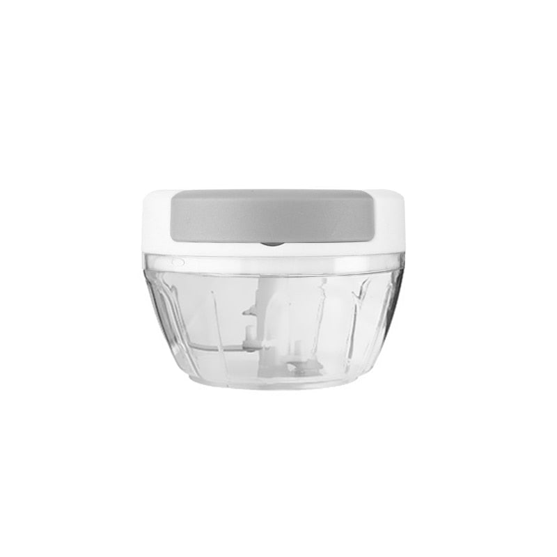 Espremedor de Alho Rotativo 500/900ML Cortador de Cebola de Legumes Picador de Carne Manual Picador de Alho Acessórios de Cozinha 240371949