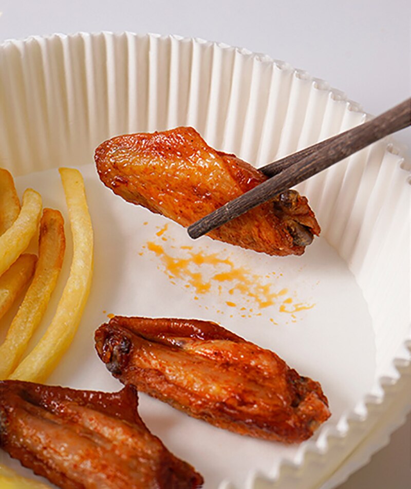 Forros de Papel de Pergaminho Antiaderente Bandeja de Papel 30/50 PCS Air Fryer 249858051