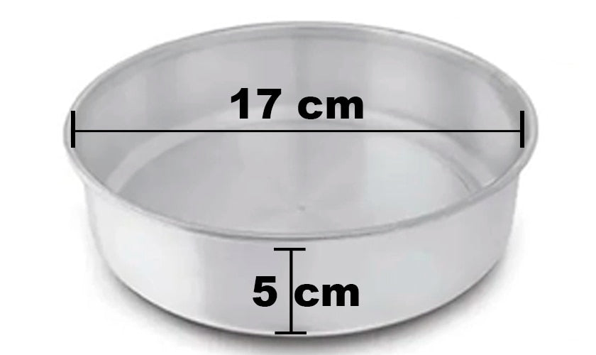 Máquina de cozimento de alumínio em forma redonda com fundo removível de 5 CM br2946373201rmoae
