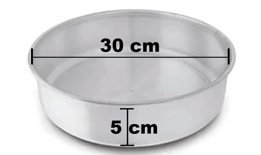 Máquina de cozimento de alumínio em forma redonda com fundo removível de 5 CM br2946373201rmoae