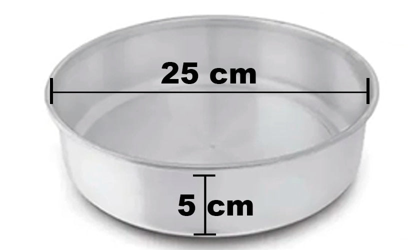 Máquina de cozimento de alumínio em forma redonda com fundo removível de 5 CM br2946373201rmoae